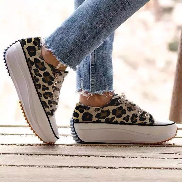 KL | Elegantes zapatillas con plataforma