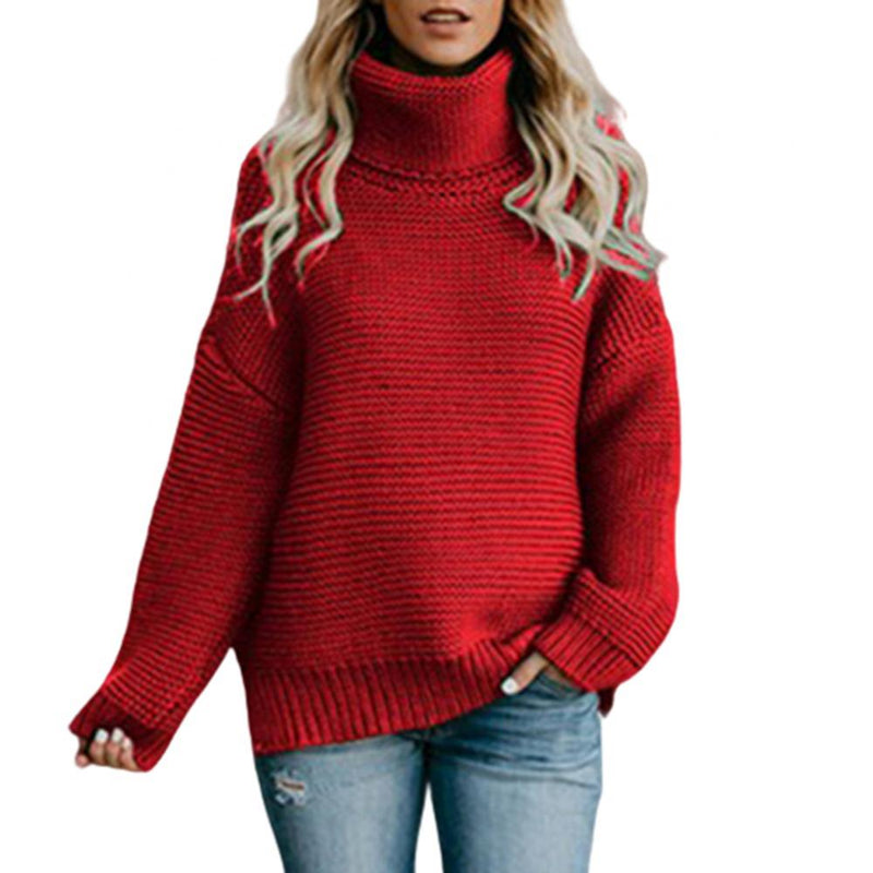 CM | Jersey de cuello alto holgado