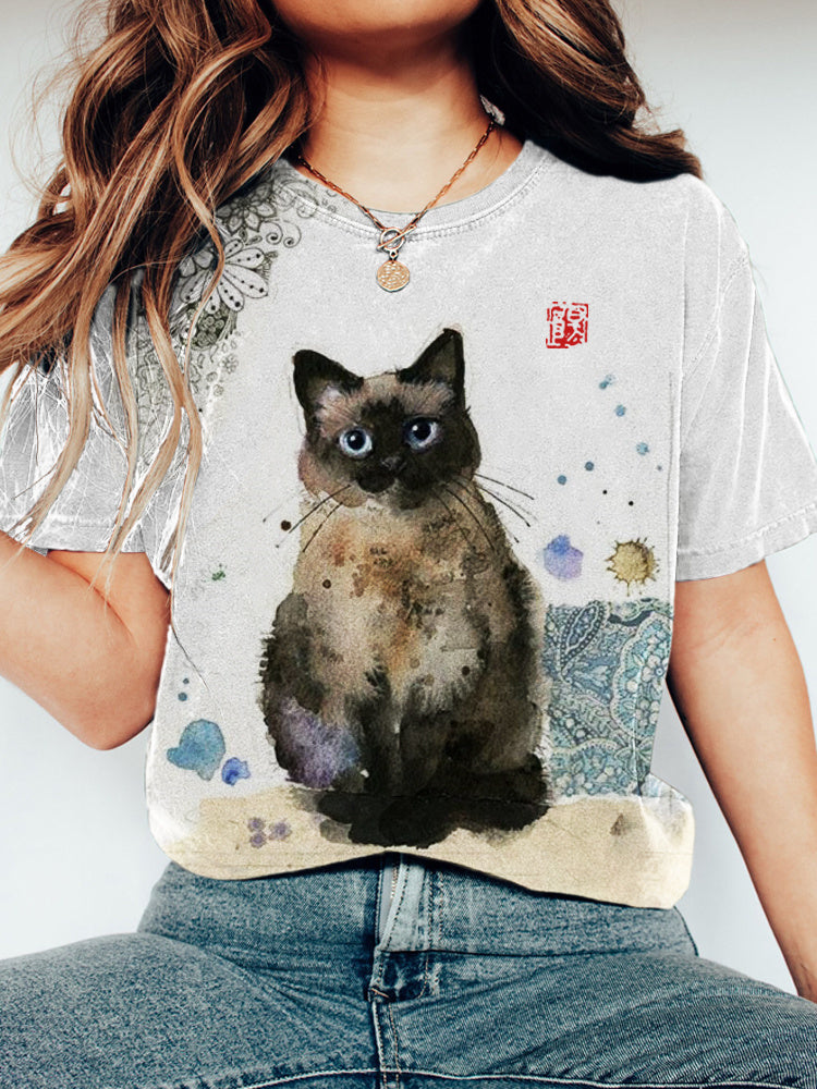 Camiseta de inspiración vintage
