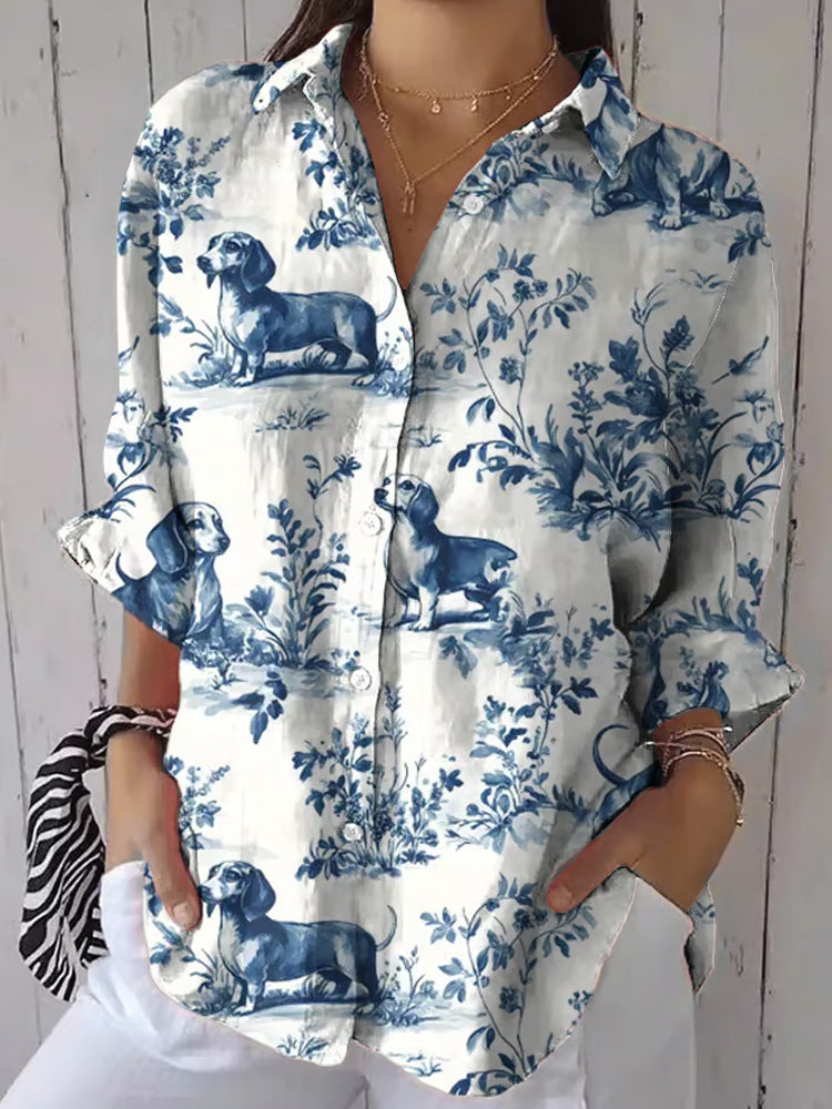 Camisa de estilo vintage atemporal