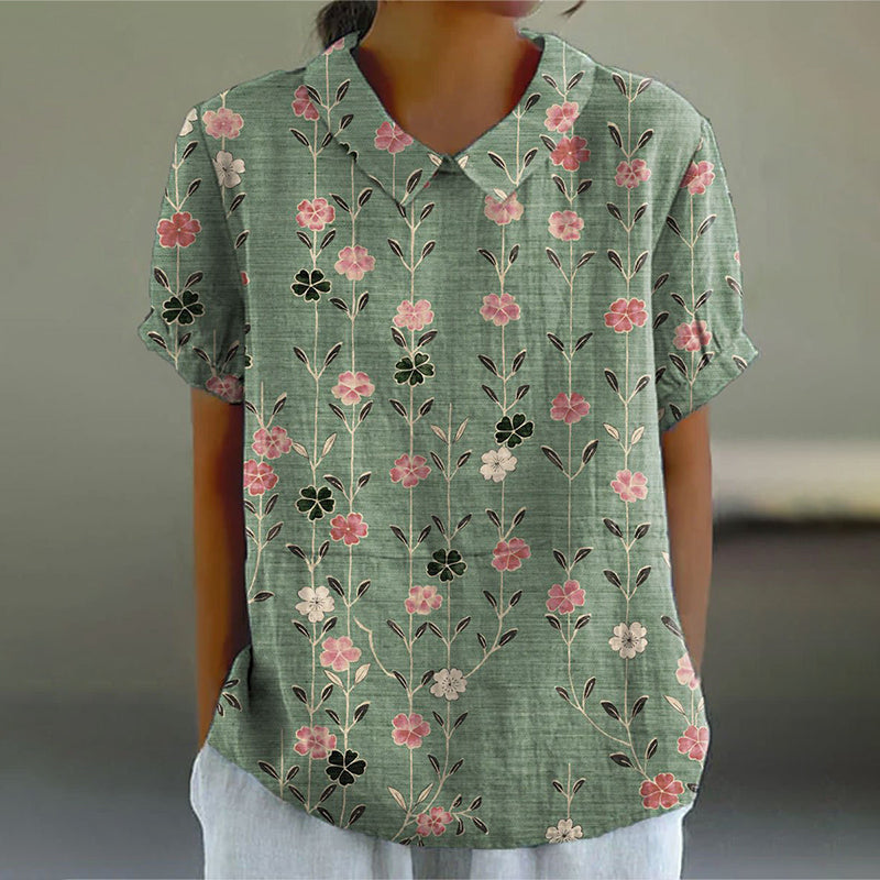 Camisa de estilo vintage atemporal