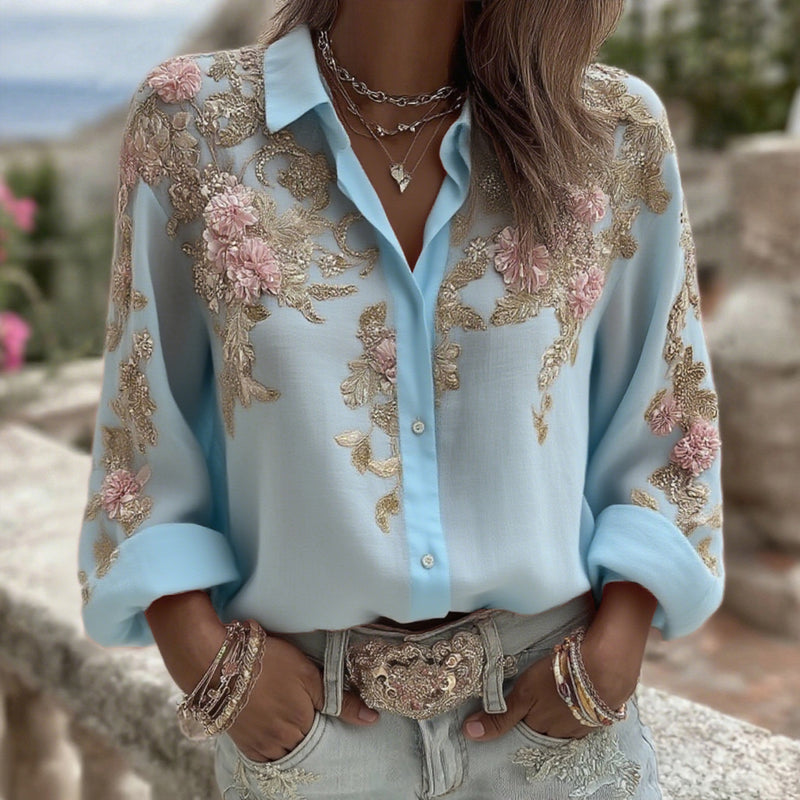 Camisa bellamente confeccionado