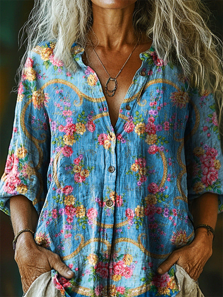 Camisa de diseño cuidado