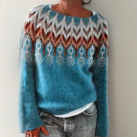 Suéter de inspiración vintage