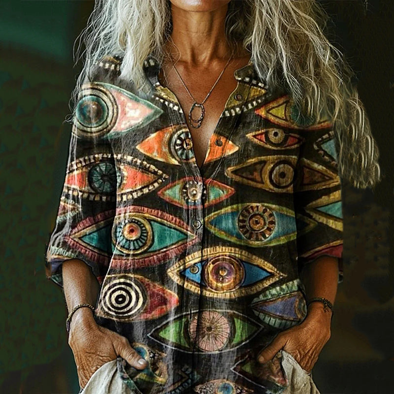 Camisa de inspiración vintage