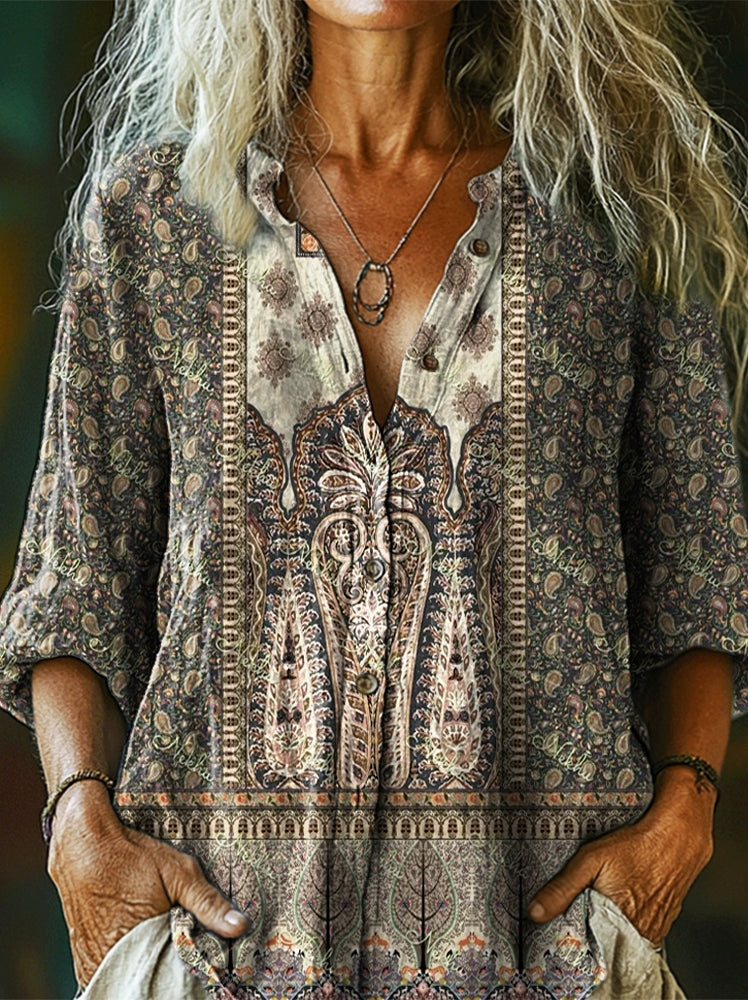 Camisa de inspiración vintage