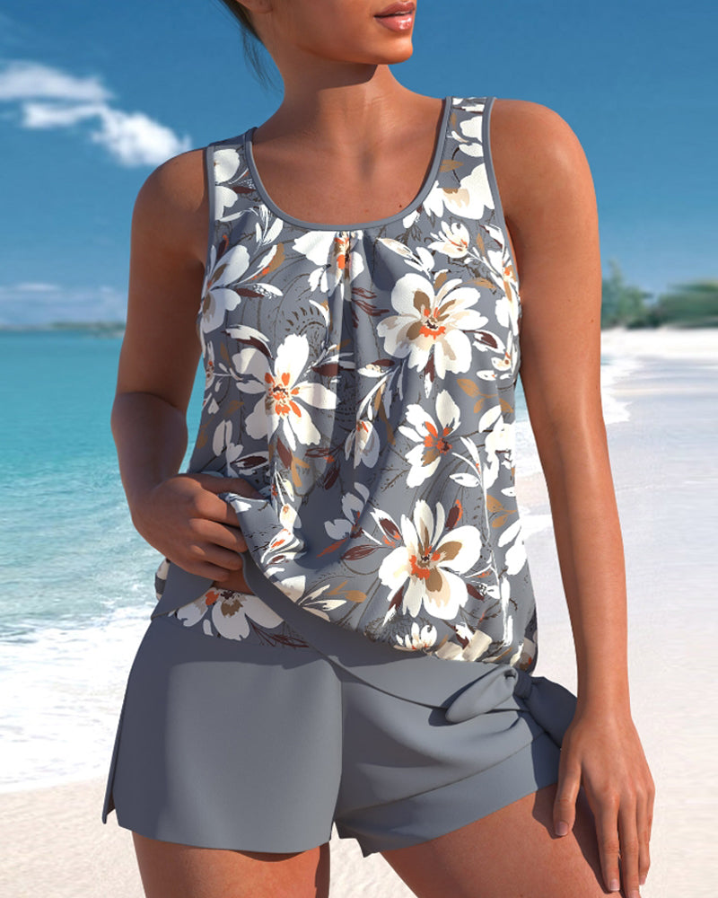 KL | Tankini con estampado floral