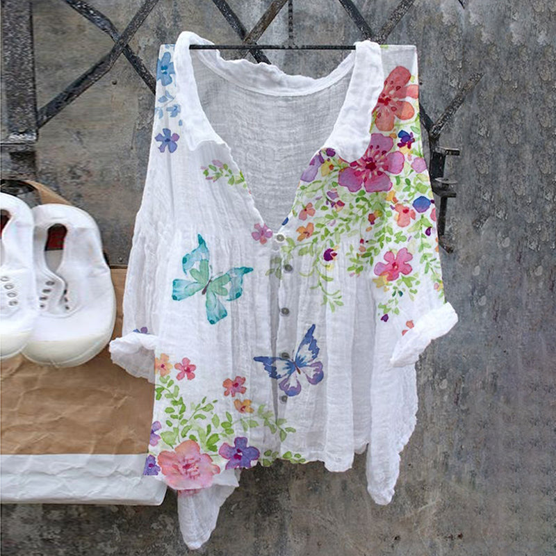 Camisa de estilo vintage atemporal
