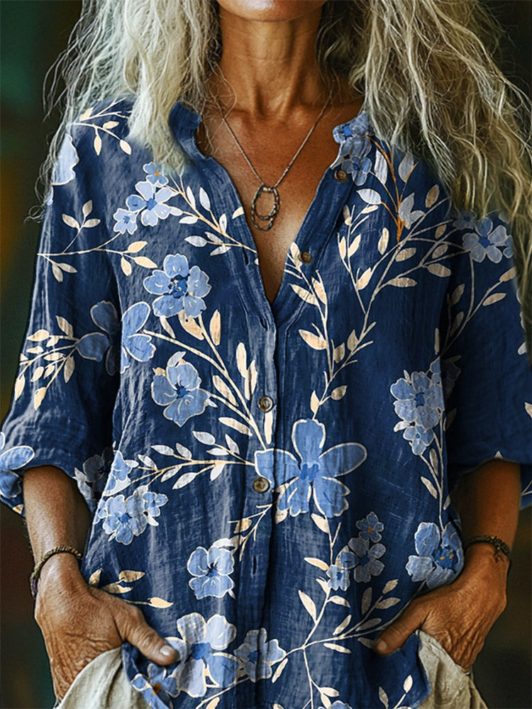 Camisa de estilo vintage atemporal