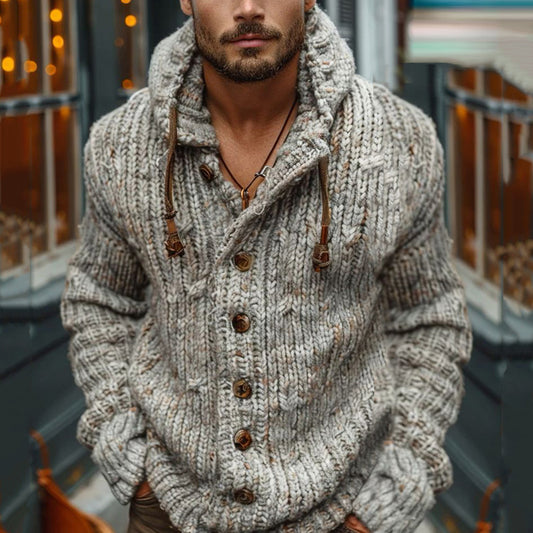 Men's Fairman Island Vintage Hooded Cardigan elevenforest