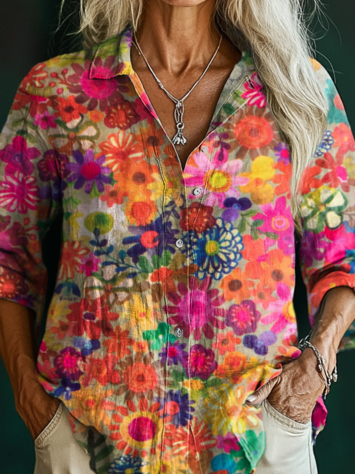 Camisa de inspiración vintage