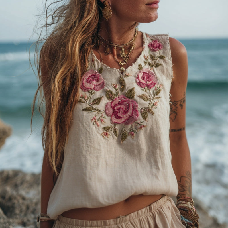 Top de estilo vintage atemporal