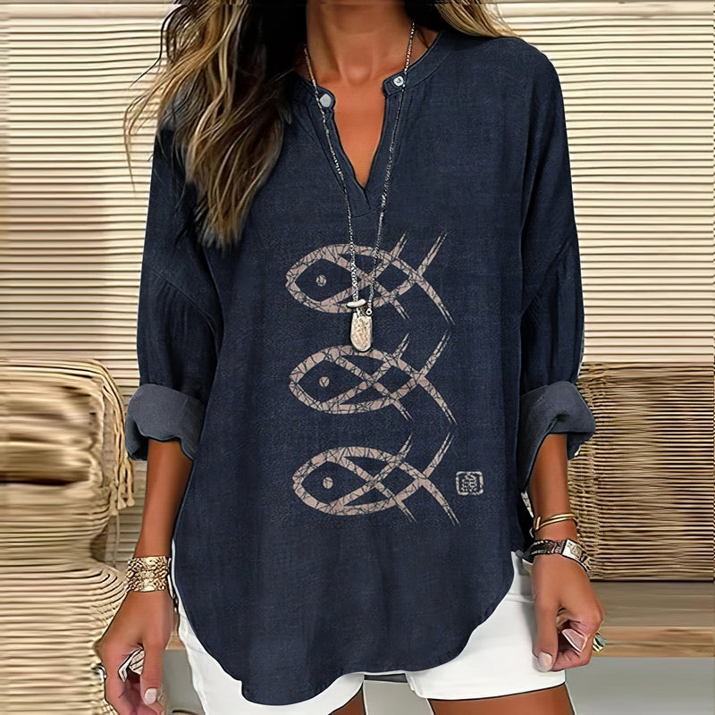 Blusa vintage clásico