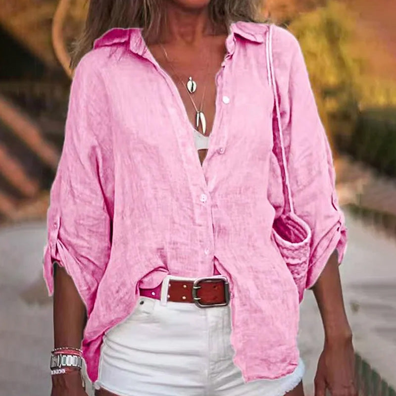 Camisa de estilo vintage atemporal