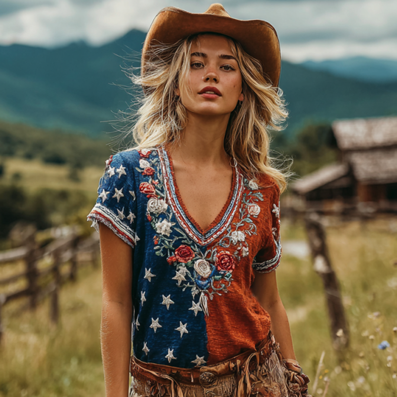 Camiseta de inspiración vintage