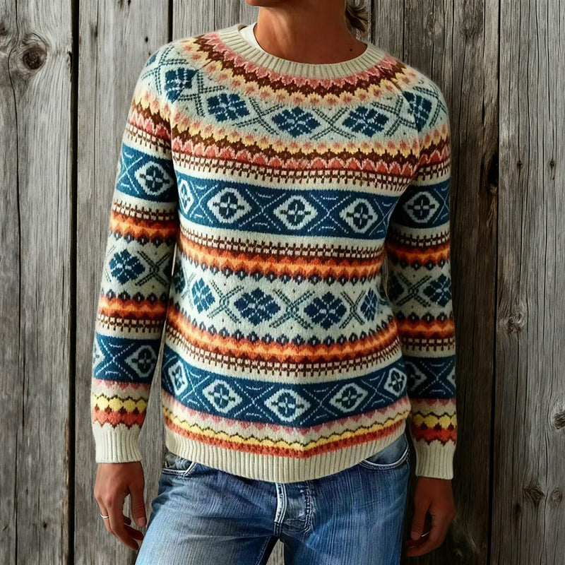 Suéter de estilo vintage atemporal