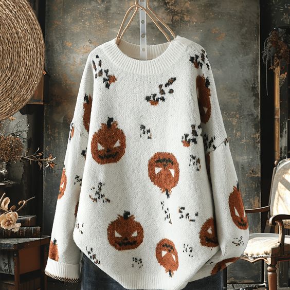 Suéter de inspiración vintage