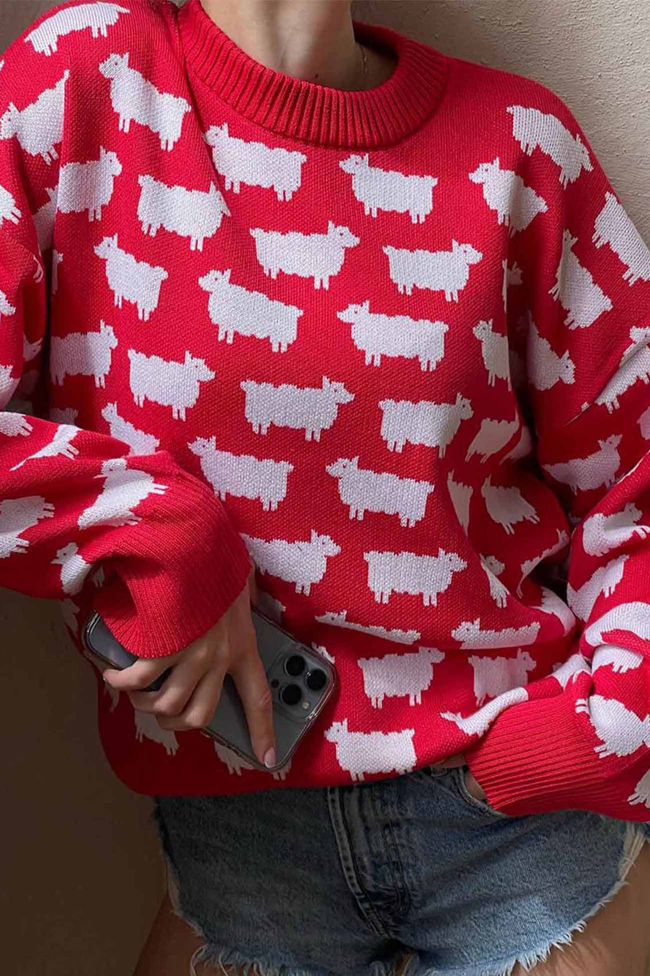 Suéter de diseño clásico
