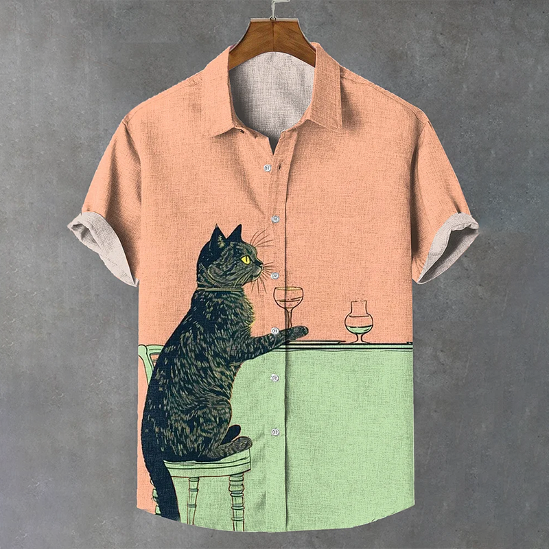 Camisa de estilo vintage atemporal