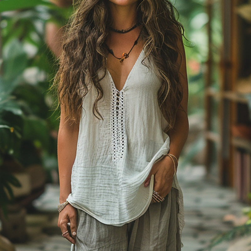 Top de estilo vintage atemporal