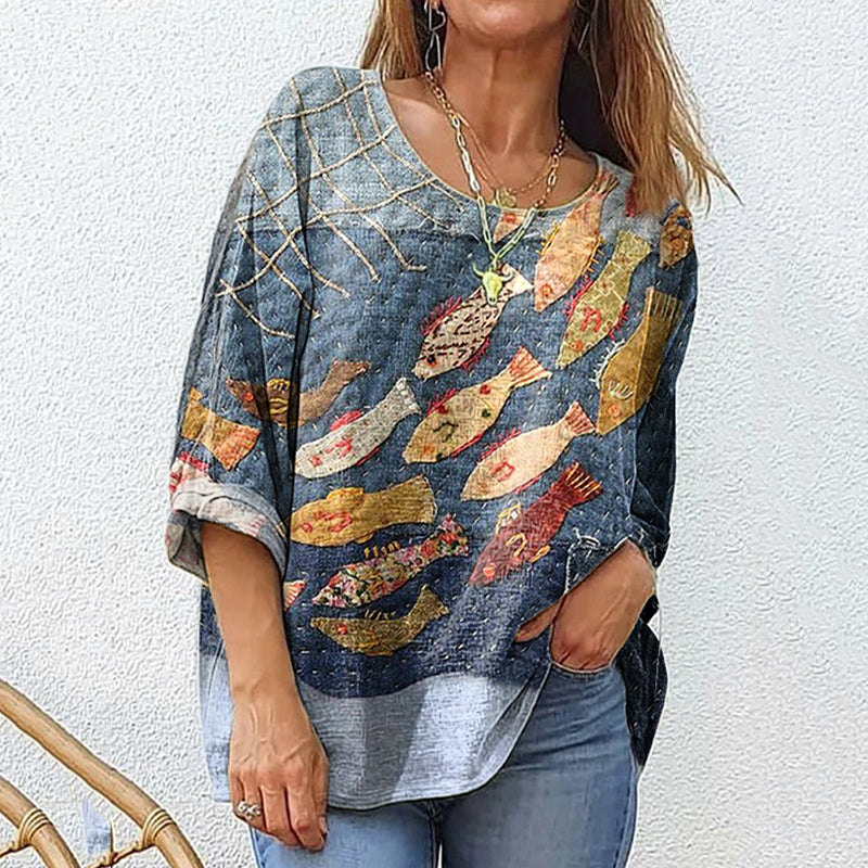 Camisa de inspiración vintage