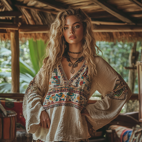 Blusa de diseño elegante