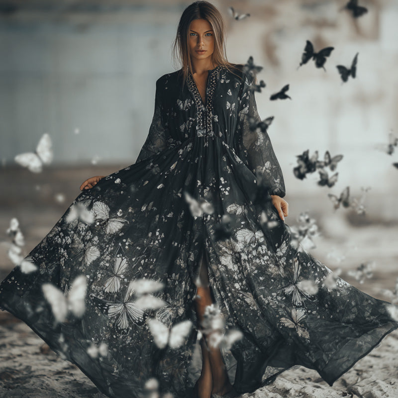 Vestido de inspiración vintage