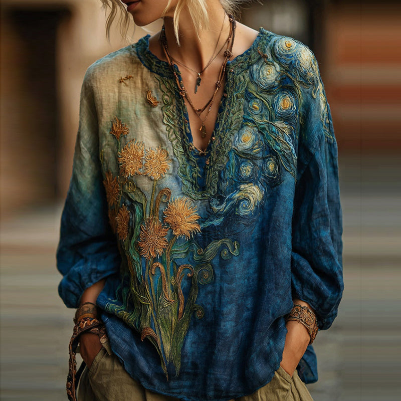 Camisa bellamente confeccionado