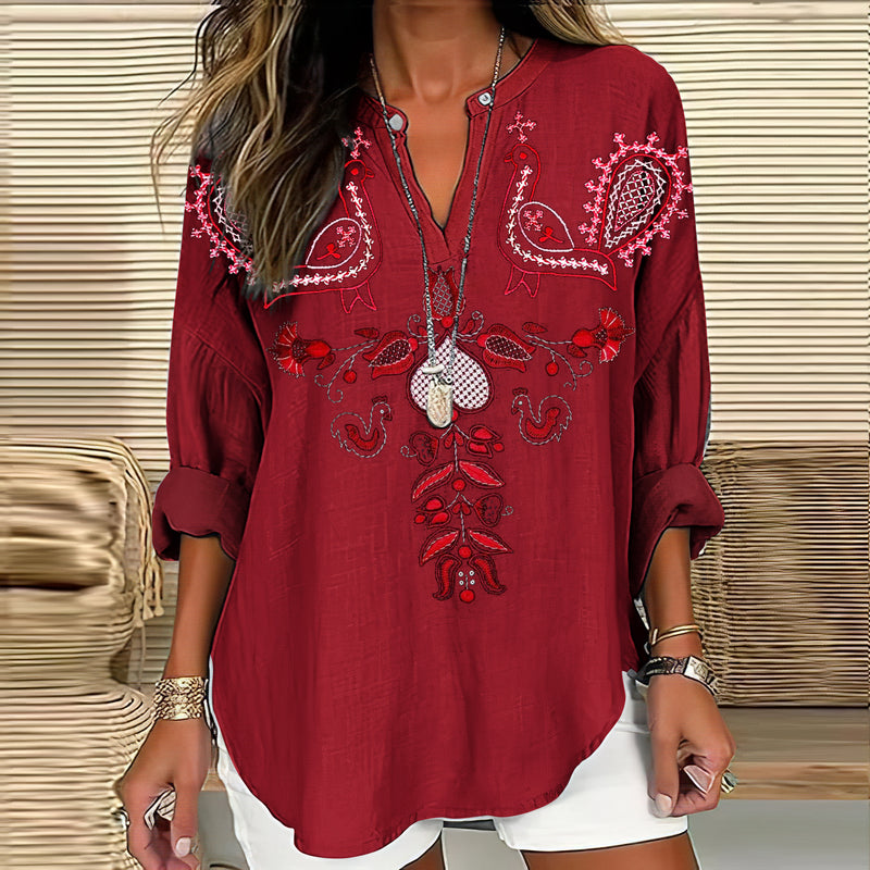 Camisa bellamente confeccionado