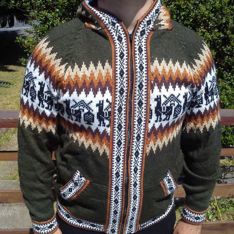 Suéter de inspiración vintage