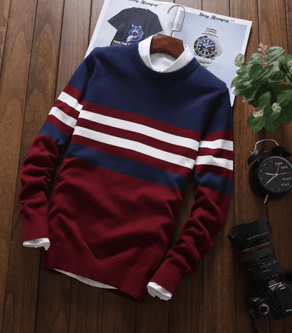 CM | Jersey casual de lana para hombre