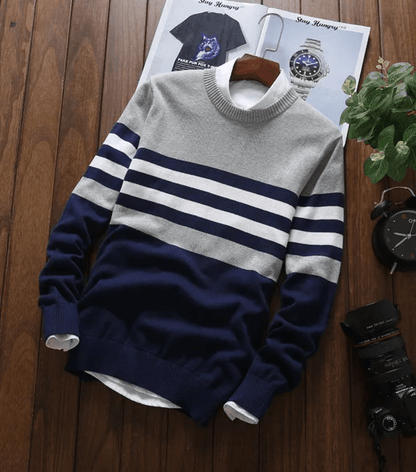 CM | Jersey casual de lana para hombre