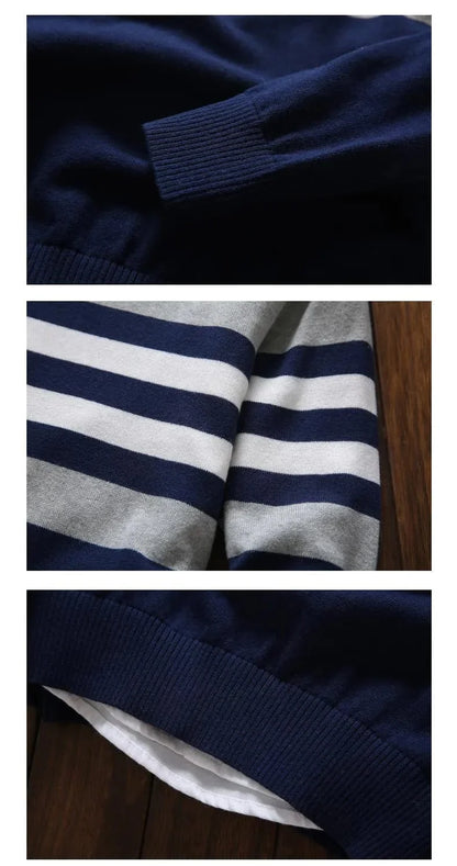 CM | Jersey casual de lana para hombre