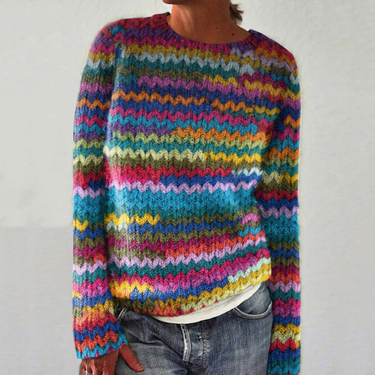 Vintage Icelandic Geometric Knit Cozy Sweater elevenforest