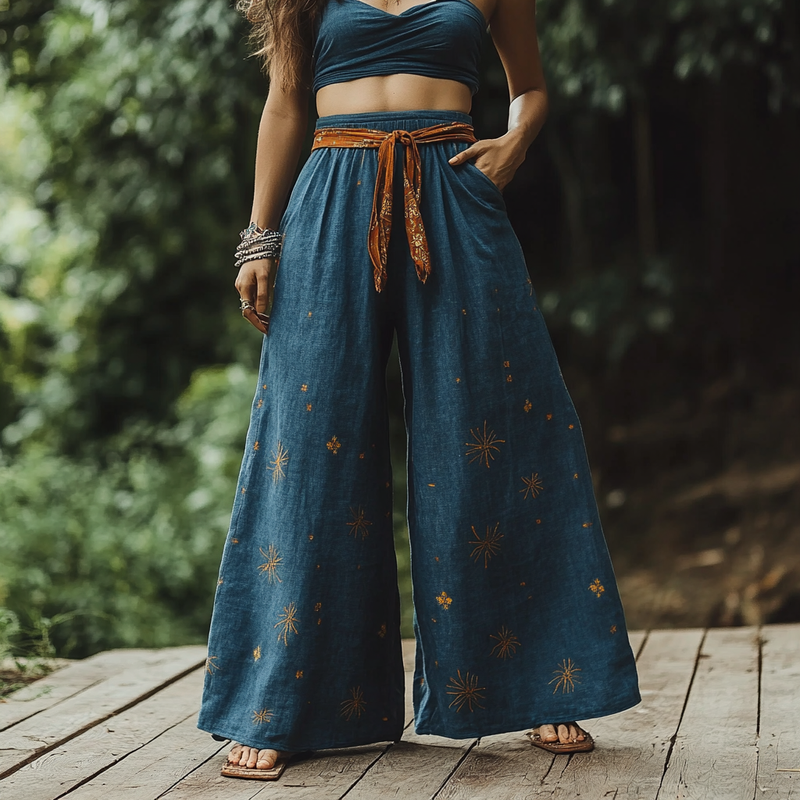Pantalones de diseño elegante