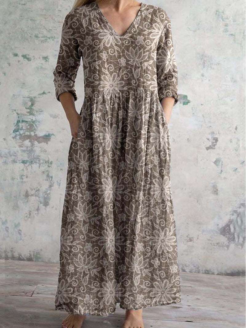 Vestido de estilo vintage atemporal