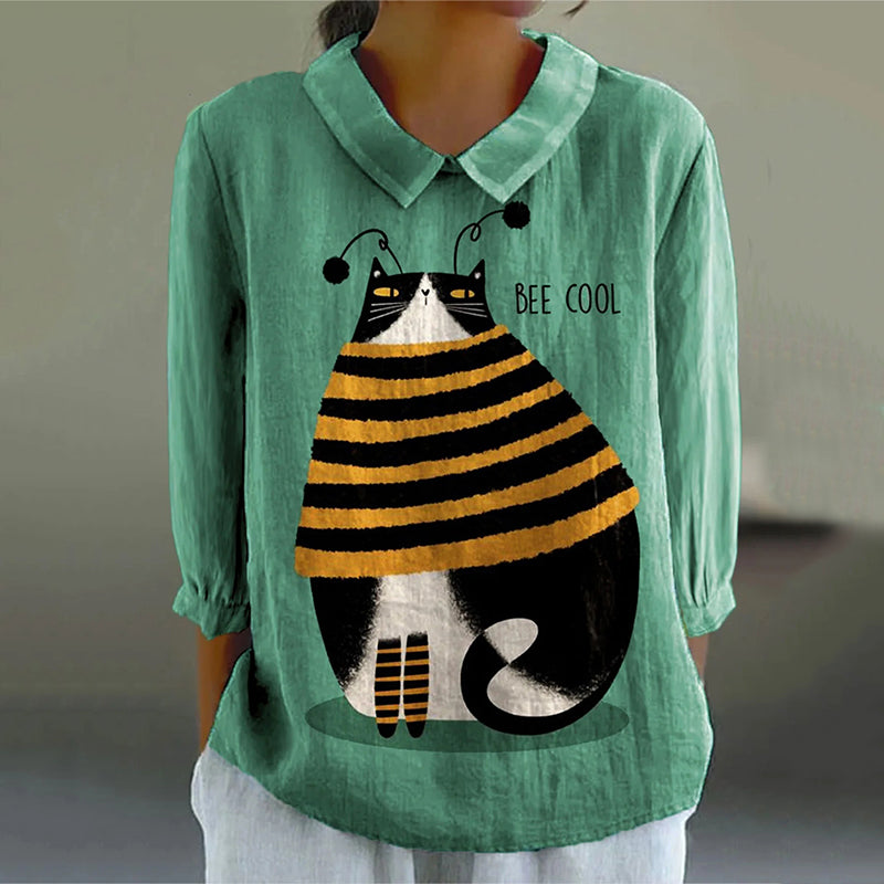 Camisa de diseño cuidado