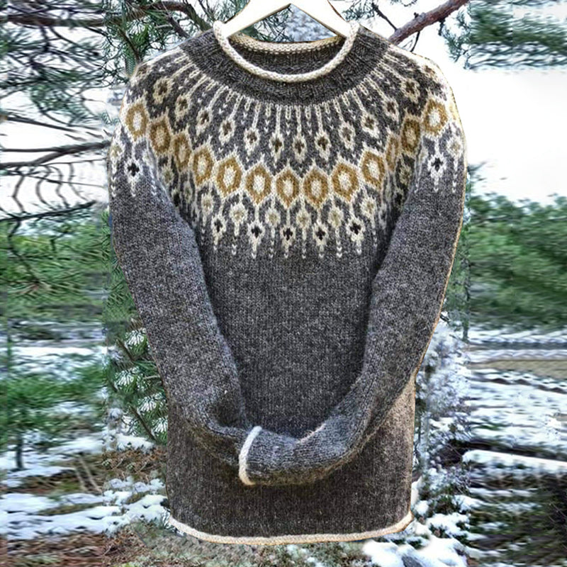 Suéter de inspiración vintage