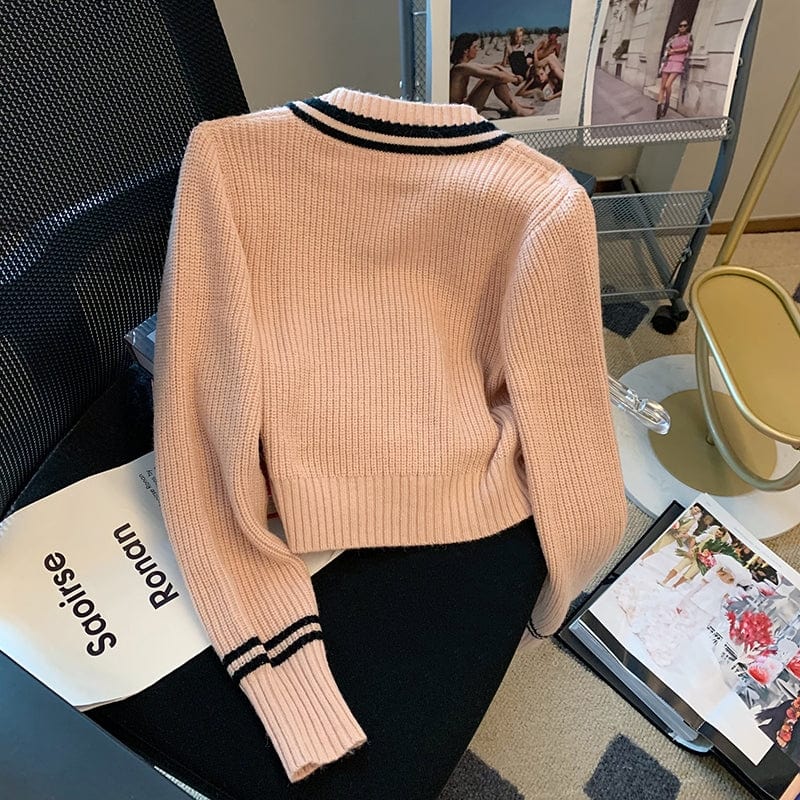 CM | Jersey de punto de moda coreana