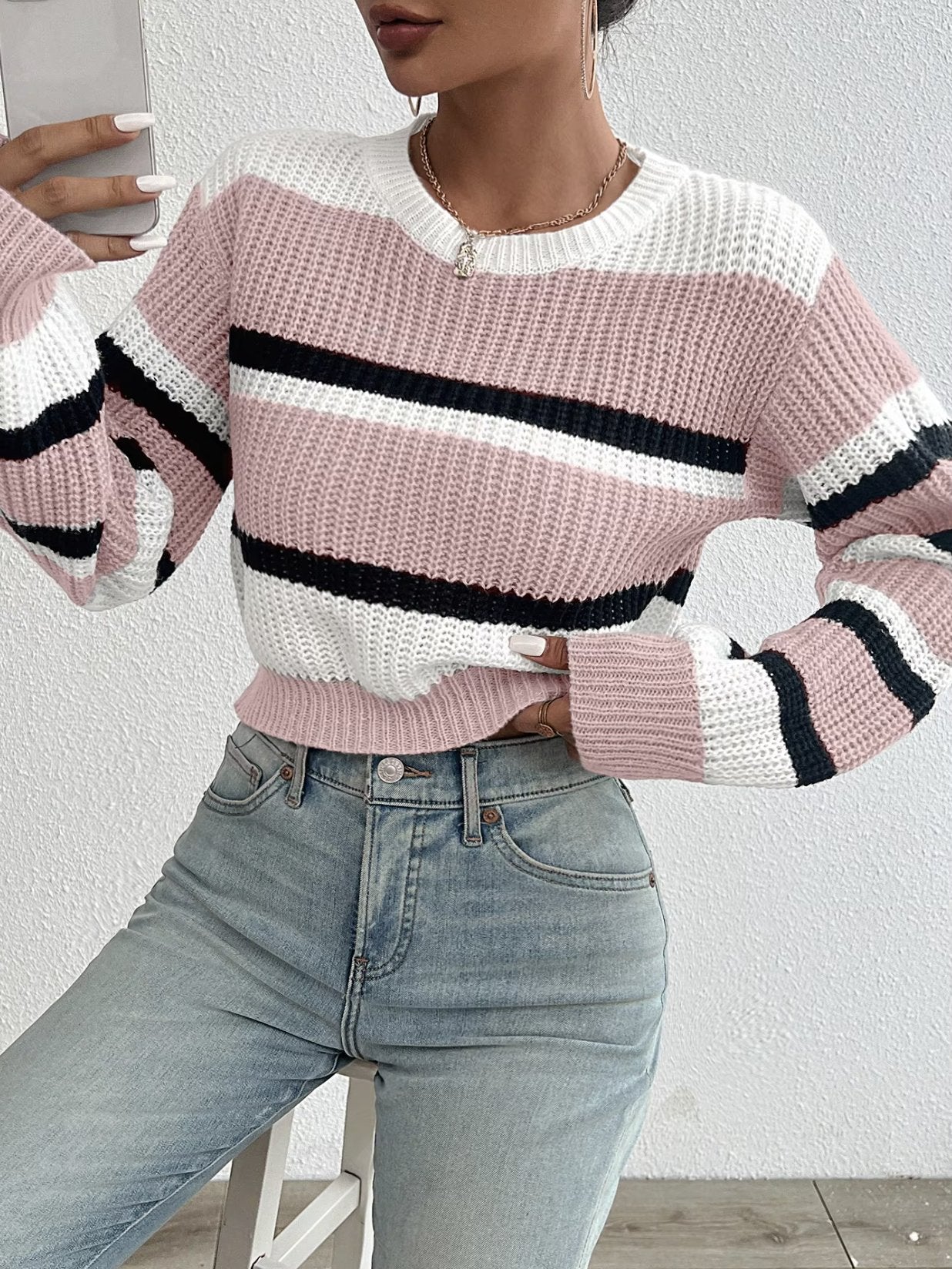 Suéter de estilo vintage atemporal