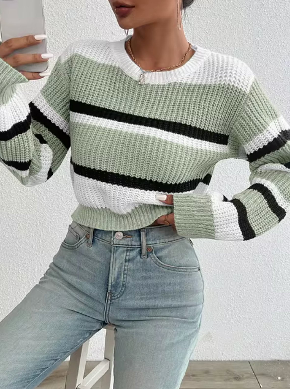 Suéter de estilo vintage atemporal