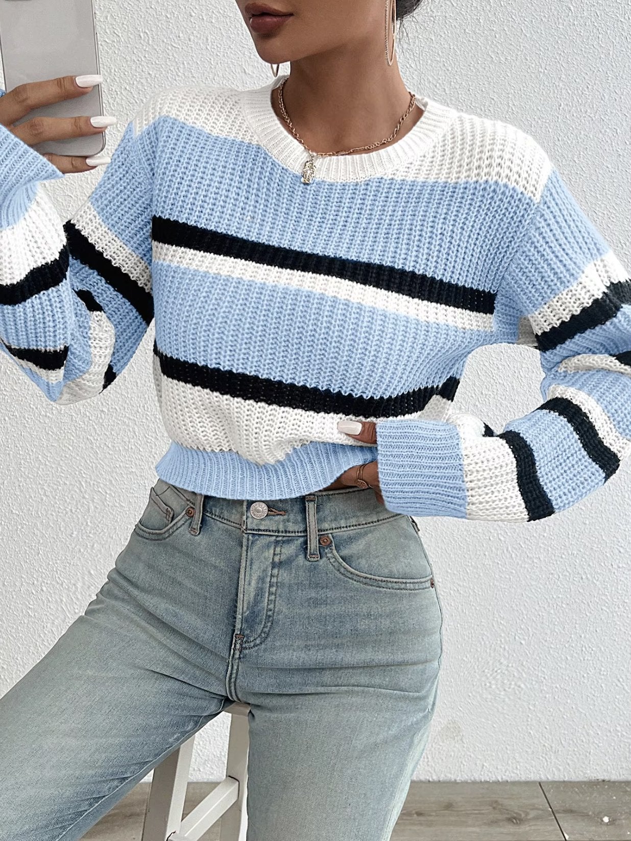 Suéter de estilo vintage atemporal