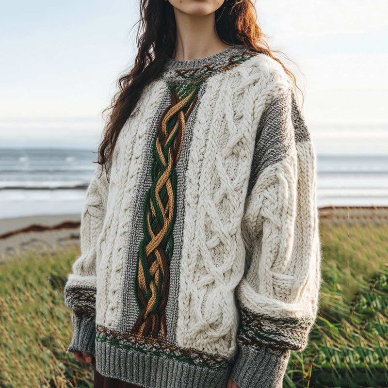 Suéter de inspiración vintage