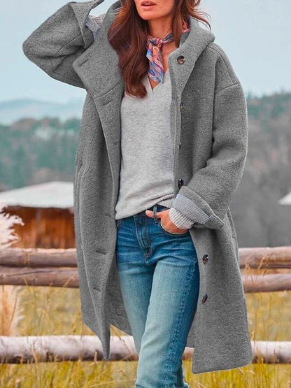 KL | Abrigo de lana oversize para mujer