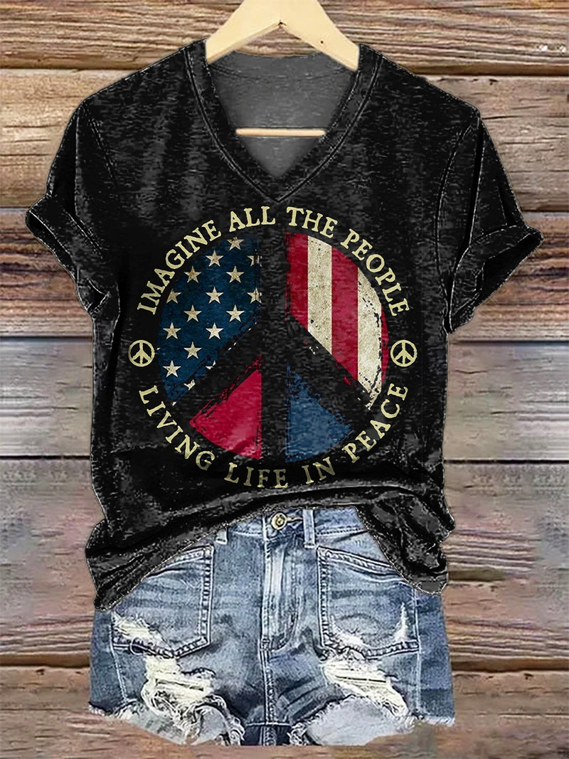 Camiseta de inspiración vintage