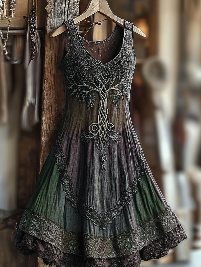 Vestido de estilo vintage atemporal