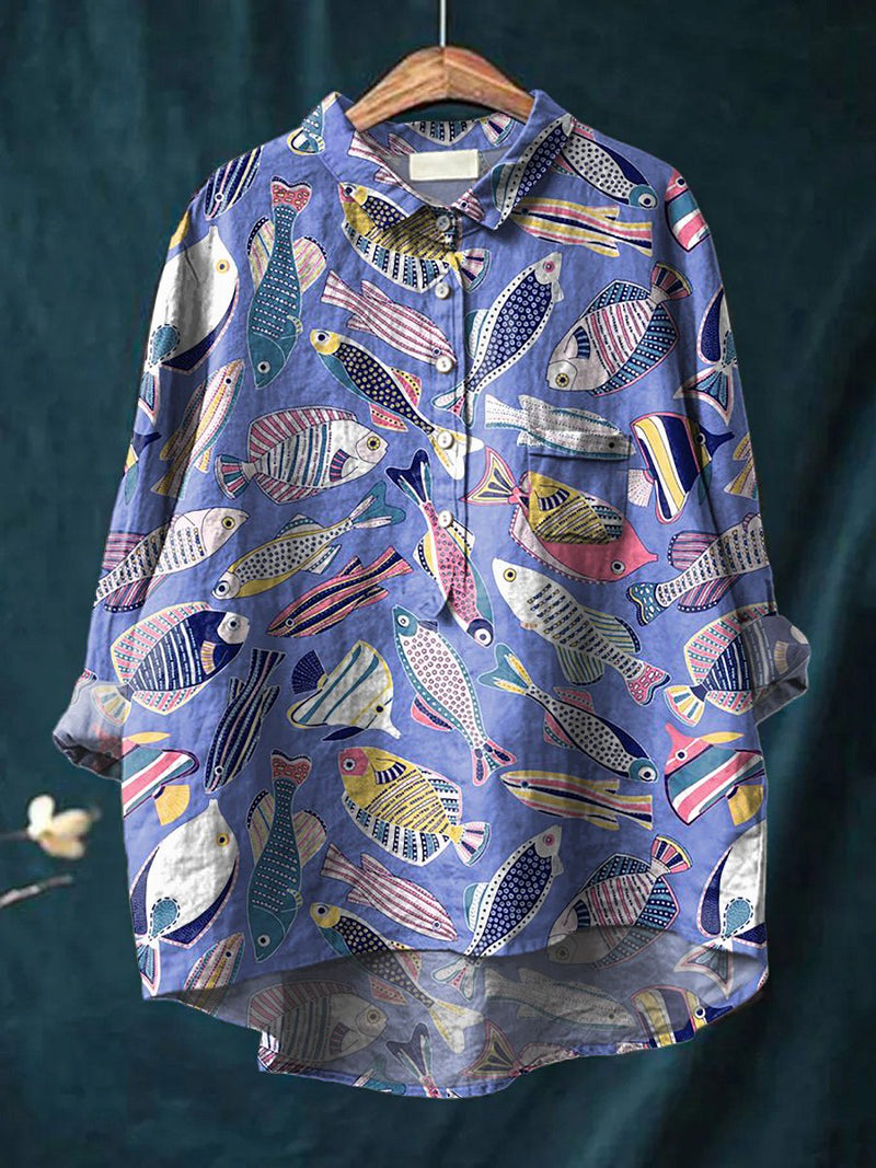 Camisa de inspiración vintage
