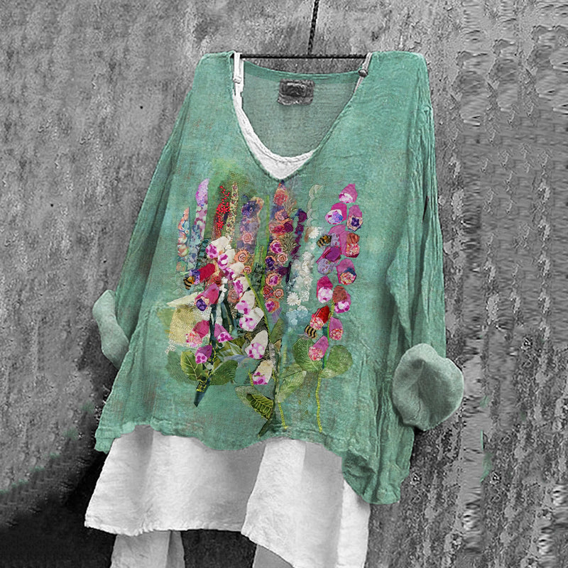 Blusa de inspiración vintage