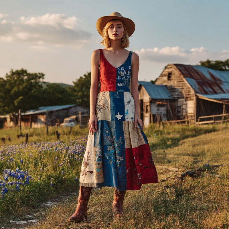 Vestido de inspiración vintage