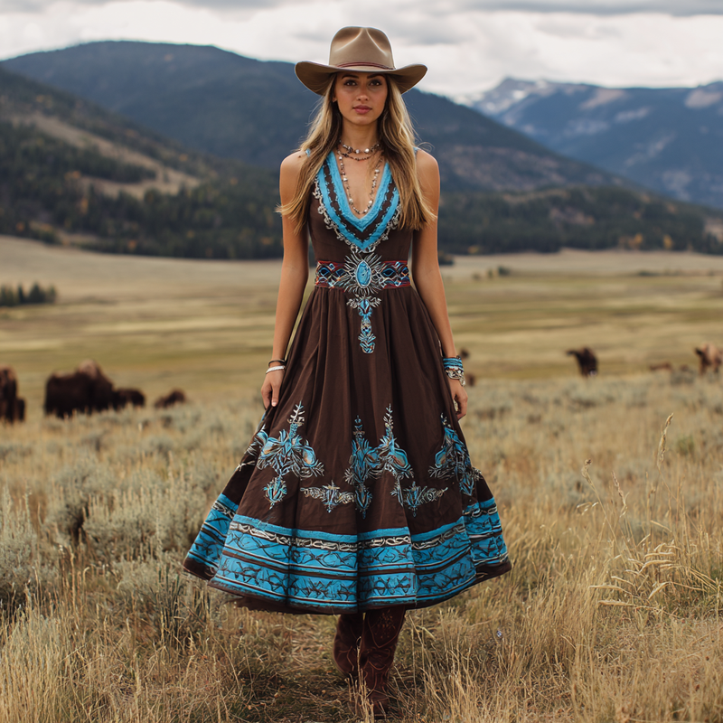 Vestido de inspiración vintage
